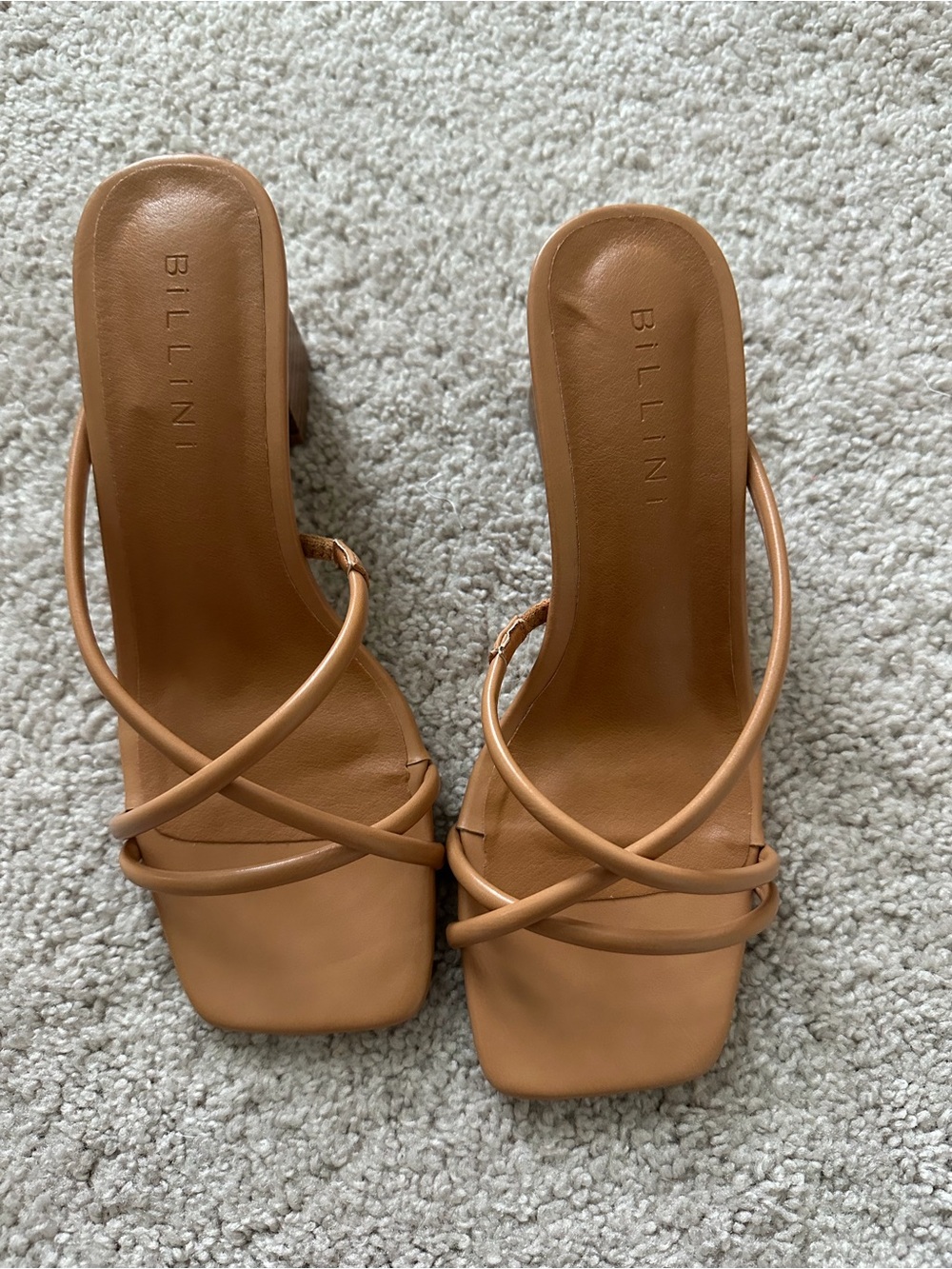 Billy J Boutique Billini Unika Sugar Brown Heels Size 5